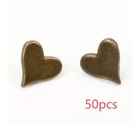 TEMU 50 Piezas de Tachuelas de de de 11 mm para Scrapbooking, Adornos Metálicos para Decoración de Zapatos y Manualidades