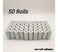 TEMU 50 Rollos de Papel Térmico para Impresión, Compatible con la Mayoría de Impresoras, Etiquetas Fotográficas, Ideal para Notas Familiares, Apuntes de Estudio, Fotos, Diarios y Regalos de Vacaciones