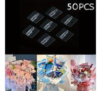 TEMU 50 Stickers de Ramo de Flores - Ideales para Arreglos Florales, Empaquetado de Snacks y Bebidas - Suministros Esenciales para Floristerías