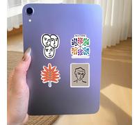 TEMU 50 stickers estilo Matisse | Stickers de de color para planificador, kit de suministros para álbumes de recortes, para decorar fundas de teléfono, cuadernos, neveras, puertas, etc. - Vinilo,