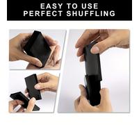 TEMU 500 fundas negras para cartas de tamaño estándar, fundas para cartas mate, protectores de mazos, blanda negra, regalo de Navidad, .