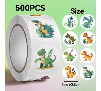TEMU 500 Pegatinas de Dinosaurios, Diseño de Animales Tiernos, Calcomanías