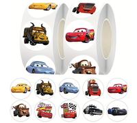 TEMU 500 pegatinas/ de la película animada de Cars, calcomanías de anime del , pegatinas de para patineta y teléfono, pegatinas decorativas