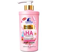 TEMU 500ml ROUSHUN ÁCIDO HIALURÓNICO Y SAKURA Loción Corporal - Gran Capacidad, Hidratante, Fórmula No Grasa para Cuerpo, Cara, , , Ojo - Hidratante, Refrescante con Fresca, Rosa-, los Tipos de Piel