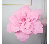 TEMU 50Cm Nuevas Flores Artificiales de Magnolia de PE para Decoración de , Escenario de , Accesorios de Estudio de Fotografía y Marcadores de Flores Realistas.