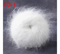 TEMU 50g/ de Hilo de Terciopelo de Visón para Tejer y Crochet DIY, de Nylon para Suéter y Bufanda, Hilo de Crochet y Largo para Tejer Bufanda, Aproximadamente 190m/208yd