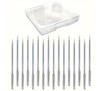 TEMU 50pcs Agujas de Máquina de Coser, Punto Regular Universal para Singer, Brother, Janome, Varmax, Tamaños 65/9, 75/11, 90/14, 100/16, 110/18
