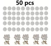 TEMU 50pcs Botón de Reparación de Toldo de Techo de Coche, Diseño Universal de Retención de Remaches de Techo para Coche, Ajuste para