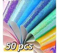 TEMU 50pcs Hojas de Cartulina con de 10 - Tema de Fantasía, Papel Premium para Manualidades y Proyectos DIY, 5.91x5.91 pulgadas