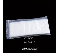 TEMU 50pcs/Set Equipo de Pesca de Carpa: 50pcs Bolsas de PVA para de Carpa - Bolsas de Disolución en Agua para Pesca de Carpa