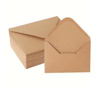 TEMU 50pcs Sobres de Papel de V de 4x6 Pulgadas con Cierre Autoadhesivo - Ideales para Halloween, Acción de Gracias, Graduaciones, Día y