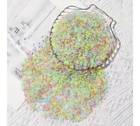 TEMU 5200 Piezas de Arena de Resina , 130g, Perfectas para DIY Verano Playa y de Piscina, Decoración de Graduación, de Boda y Relleno de Mensaje en una Botella, Poliuretano, Sin Requerir Energía