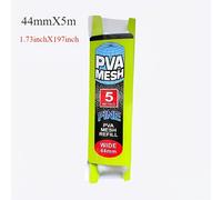 TEMU 5M 25/37/44Mm Malla de Pesca Bolsa de de Pesca Soluble en Agua PVA Carp Fishing Lure Mesh Tube Tackles Aportaciones de Pesca