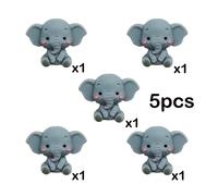 TEMU 5pcs/10pcs de Cuentas Redondas de Silicona Mezcladas Estilo Elefante para Collar a , Bolígrafo de Plástico, Llavero, Cadena de Bolso, Cadena de Teléfono, Suministros de Joyería para Pulseras.