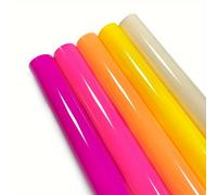 TEMU 5pcs 3D Puff HTV Transferencia de calor de vinilo para máquina Cricut, vinilo para planchar en camisetas y almohadas 12''*12''