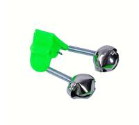 TEMU 5pcs de Timbre de Alarma de Plástico para Caña de Pescar, Verde, Polímero de índice de refracción, No , Sin batería