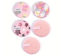 TEMU 5uds/10uds MAANGE Discos Desmaquillantes Reutilizables | Suaves y Cómodos, Fáciles de Transportar para Viajes, Herramientas de Limpieza Facial, Unisex Adulto, Sin Perfume