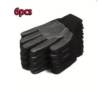 TEMU 6/12 guantes de nailon con puntas, tipo elástico ultrafino y transpirable - Adecuados para ciclismo al , camping y pesca - Ligeros y duraderos, disponibles en varios colores