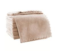 TEMU 6/12 Toallas de Coral de Terciopelo Ultra Suaves | Toalla de Microfibra Premium, Absorbente y de Secado Rápido, Multiusos para Baño, Hotel, Gimnasio, Paños de Limpieza