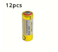 TEMU 6/12 unidades de 23A 12V Alcalinas no recargables de un solo uso, V23GA L1028 GP23A LRV08, para timbres, relojes despertadores, llaves de coche, juguetes