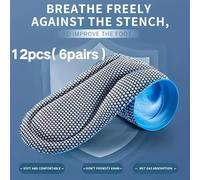 TEMU 6 (12 unidades) de plantillas deportivas, transpirables y antideslizantes, para hombres y mujeres, absorbentes de impactos, suaves y cómodas accesorios para zapatos