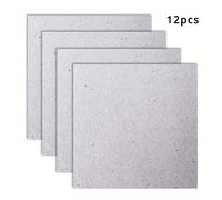TEMU 6/12pcs Placa Guía de Ondas de Mica para Horno de Microondas, Hoja de Repuesto Gruesa 130 x 130mm