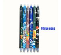 TEMU 6 bolígrafos de gel ligeros y borrables con de mitología china , bolígrafos de fuente personalizados 0,5 negro, azul, tinta térmica borrable