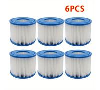 TEMU 6 cartuchos tipo S1 para piscina y spa, compatibles con Intex-29001E 11692, filtros tipo S1, de bomba de filtro Purespa
