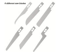 TEMU 6 Cuchillas de Sierra Adecuadas para Cortar Modelos Pequeños Transformación Manual DIY Corte de Papel