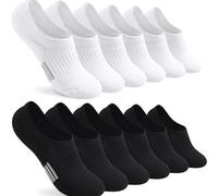 TEMU 6 de Calcetines Deportivos Invisibles para Mujer, Color Sólido, Tejido Lavable a Máquina, Confort Todo el Año, Antideslizantes y Amortiguados
