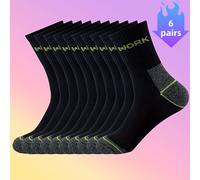 TEMU 6 de Calcetines para Hombre, Calcetines de Trabajo, Calcetines Deportivos, Modernos, a , -Olor, Transpirables, Absorbentes de Humedad, para al , Tejido de 168 Agujas
