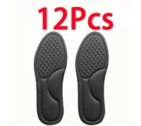 TEMU 6 de plantillas de amortiguación de 12 piezas, cojín de aire deportivo ultrasuave y para estar de pie al largo en otoño e invierno, adiciones para zapatos, adecuado para hombres como para mujeres