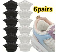 TEMU 6 de Plantillas para Talones, Almohadillas Ajustables para Zapatos Deportivos, Protector de Talón con Pegatina Trasera, Tamaño Personalizable