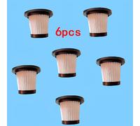 TEMU 6 filtros HEPA de potencia para de aire y aspiradora, filtro de aspiradora inalámbrica de , reutilizable, estilo , filtración de , piezas de repuesto para filtros