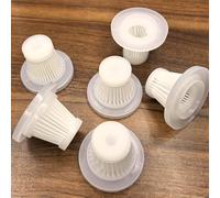 TEMU 6 Filtros para Aspiradora, Papel Filtro Lavable con Tela No Tejida Adhesiva, Filtración de Eficiencia H12, Accesorios para Aspiradora, Ideal para Hogar y Coche, para Regalar