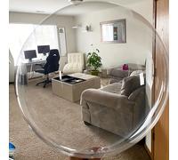 TEMU 6 globos grandes de transparentes de 30 pulgadas, enormes globos transparentes para decoración de fiestas navideñas, , , interiores y exteriores