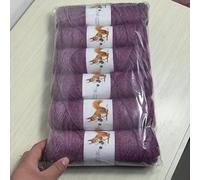 TEMU 6 Grupos de 9 Taels Terciopelo Hilo de Seda Hilo Medio Tejido Bebé Niños Suéter Chaqueta Bufanda Suéter Adulto Chaqueta Bufanda