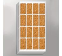 TEMU 6 hojas de pegatinas de corcho impermeables creativas para , etiquetas de clasificación desgarrables