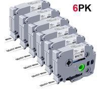 TEMU 6 Paquetes de Cinta para Etiquetadora TZ 231, 12mm 0.47, Laminado, Cinta TZe-231 para Etiquetadora PT-D210 PT- PT- PT- PT-, sobre , 8m 26.2ft