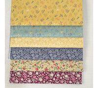 TEMU 6 Paquetes de Tela Fat Quarter de Poliéster 15.8'' X 19.7'' (40cm X 50cm) Hojas Pre-Cortadas para Costura, Patchwork y Manualidades