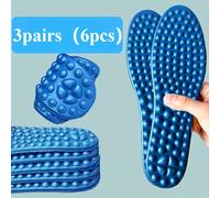 TEMU 6 piezas/3 de Plantillas Masajeadoras, Almohadillas para Zapatos de Reflexología y Masaje Pélvico