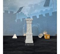 TEMU 6 Piezas de de Mazmorra 3D - Miniaturas DND para Juegos de Mesa D&D, Modelos Adecuados para de D&D, Campañas y Juegos de de Mesa RPG