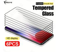 TEMU 6 piezas de Protector de Pantalla de Vidrio Templado para Xiaomi POCO X7/X7 Pro/F7 Ultra/F7 Pro M7 Pro 5G/X6/F6/X6 Neo/M6/M6 4G/M6 Plus/X5/F5/M5/M5S/F4/M4 5G/F4 GT/X3/M3 - Película Completa