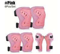 TEMU 6 Piezas de Rodilleras y Coderas Protectoras para Niños de 3 Años, Equipo de Protección para Patinaje en Ruedas, Ciclismo, BMX y Scooter