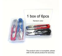 TEMU 6 Piezas de Tijeras de Costura Mini - Tijeras de Acero Inoxidable con para Cortar Hilo y Tela, Compactas y Portátiles para Costura, Quilting, Crochet y Sastrería (Multicolor)