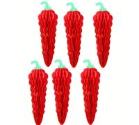 TEMU 6 piezas, Decoraciones Mexicanas para Fiestas: de Panal Colgantes para de Mayo, , Noche de Tacos, en el Jardín, , Decoraciones para de Chiles, en el Aula o al