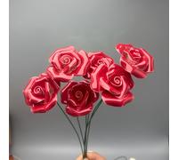 TEMU 6 piezas " del Amor" Flores de Cerámica Artesanales , Nunca se Marchitan, Ramo para Fiestas, Ramo de Pascua, Ideal , Jardín, , Fiestas, Aportando Belleza y