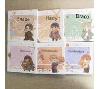 TEMU 6 unidades de notas adhesivas de Mágica de Harry Potter, altas y hermosas notas de aprendizaje de de Magia y Mensajes, bloc de notas