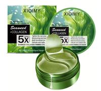 TEMU 60 piezas de máscara de aloe vera y colágeno, hidratante potente para ojos más suaves, hidratante, luz beige, hidratación profunda, de tensión, adecuado para los tipos de beige