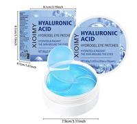 TEMU 60 Piezas de Mascarilla con Ácido Hialurónico y Colágeno, Hidrata y la Piel alrededor de , Brindando Radiantez y Elasticidad. Cuidado , Mascarilla para Ojos